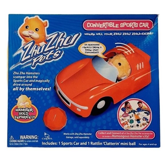Zhu Zhu Pets Convertible Sports Car - Picture 1 of 5